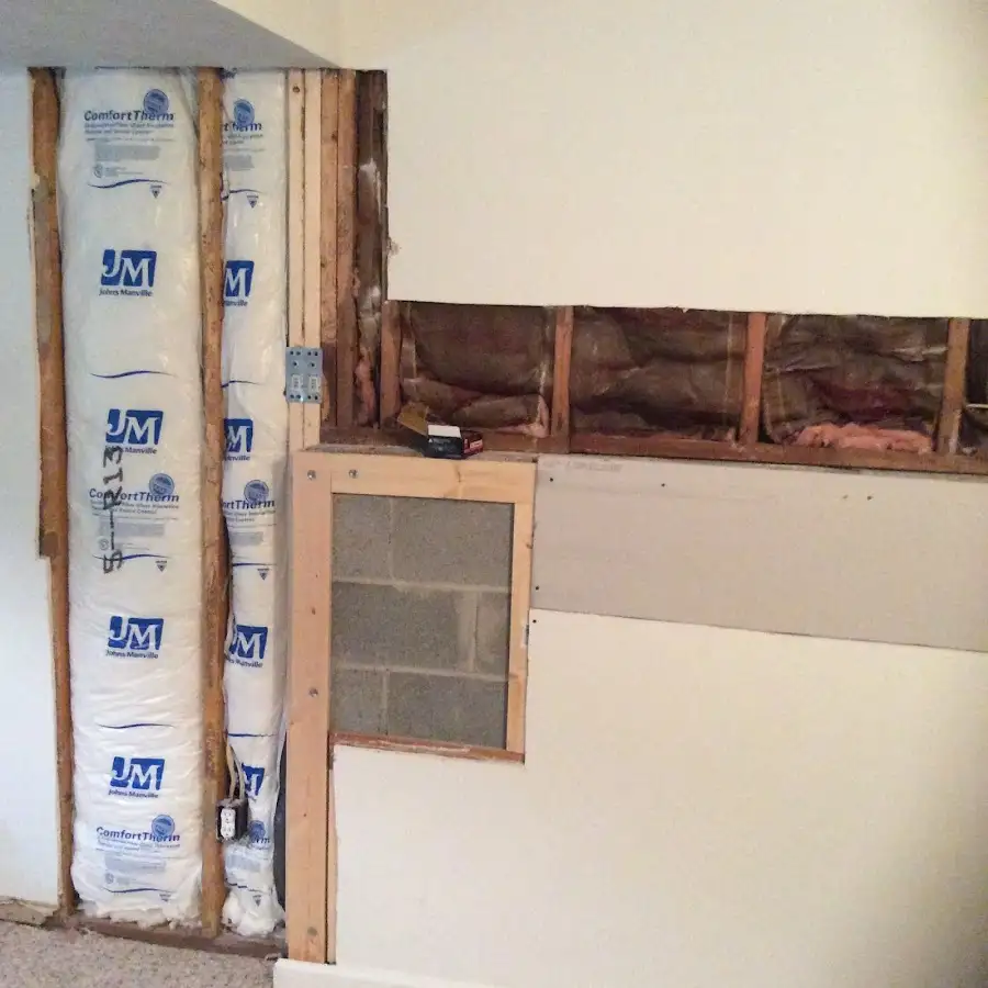 Wall insulation replacement during Odor Removal & Deodorization in Batesville